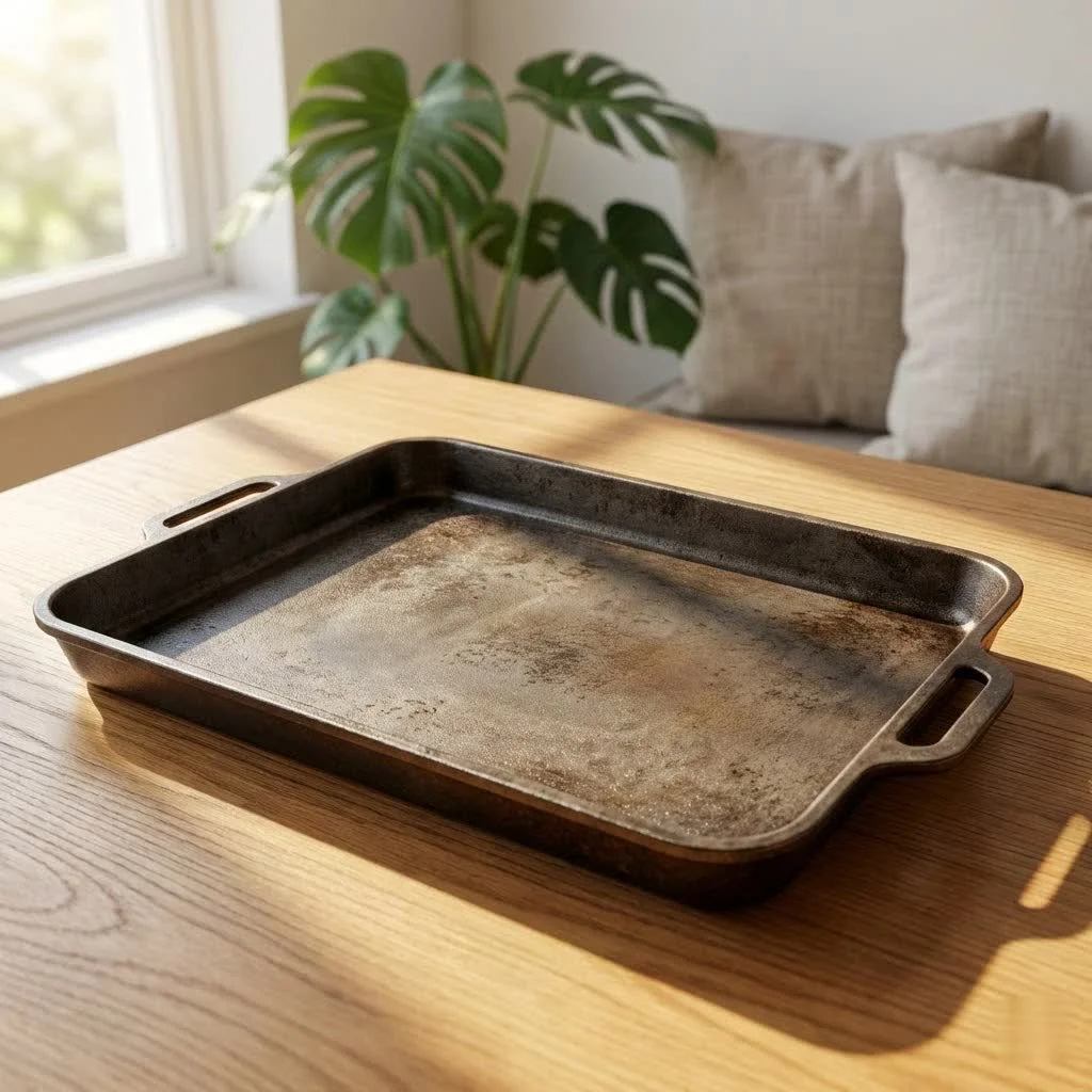 Assortment of tart baking trays in various materials and sizes