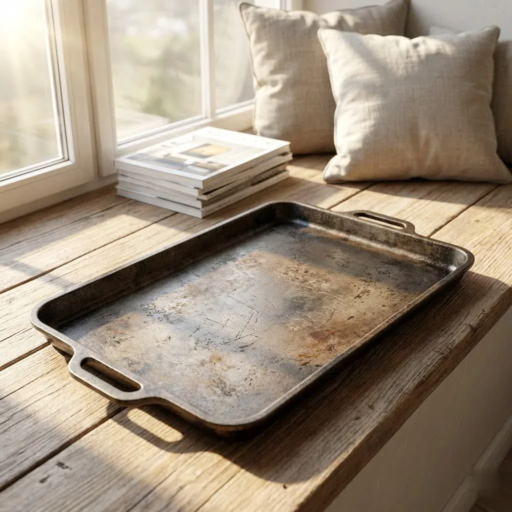 Assortment of bread baking trays in various materials