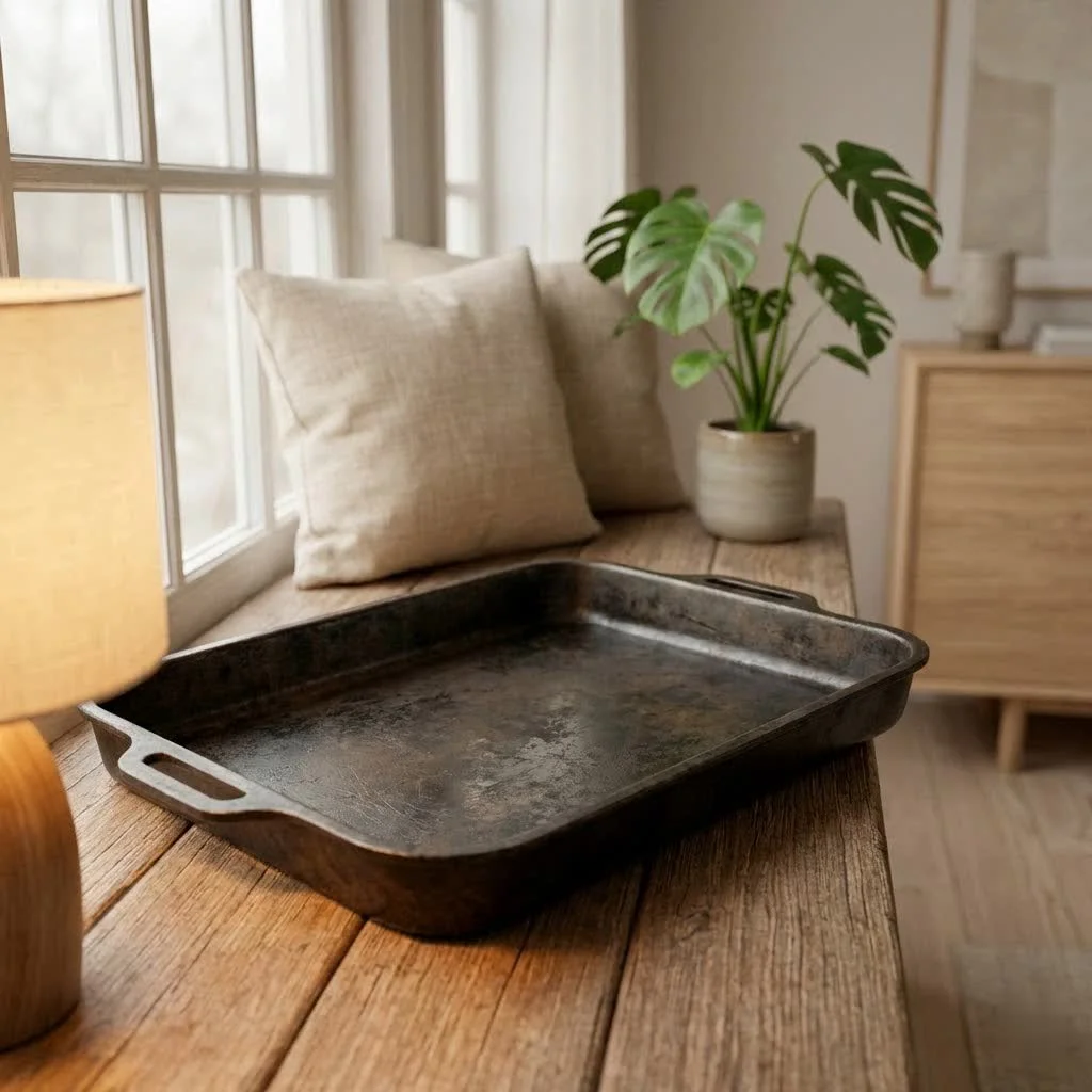 Stone baking tray for perfect pizza crusts