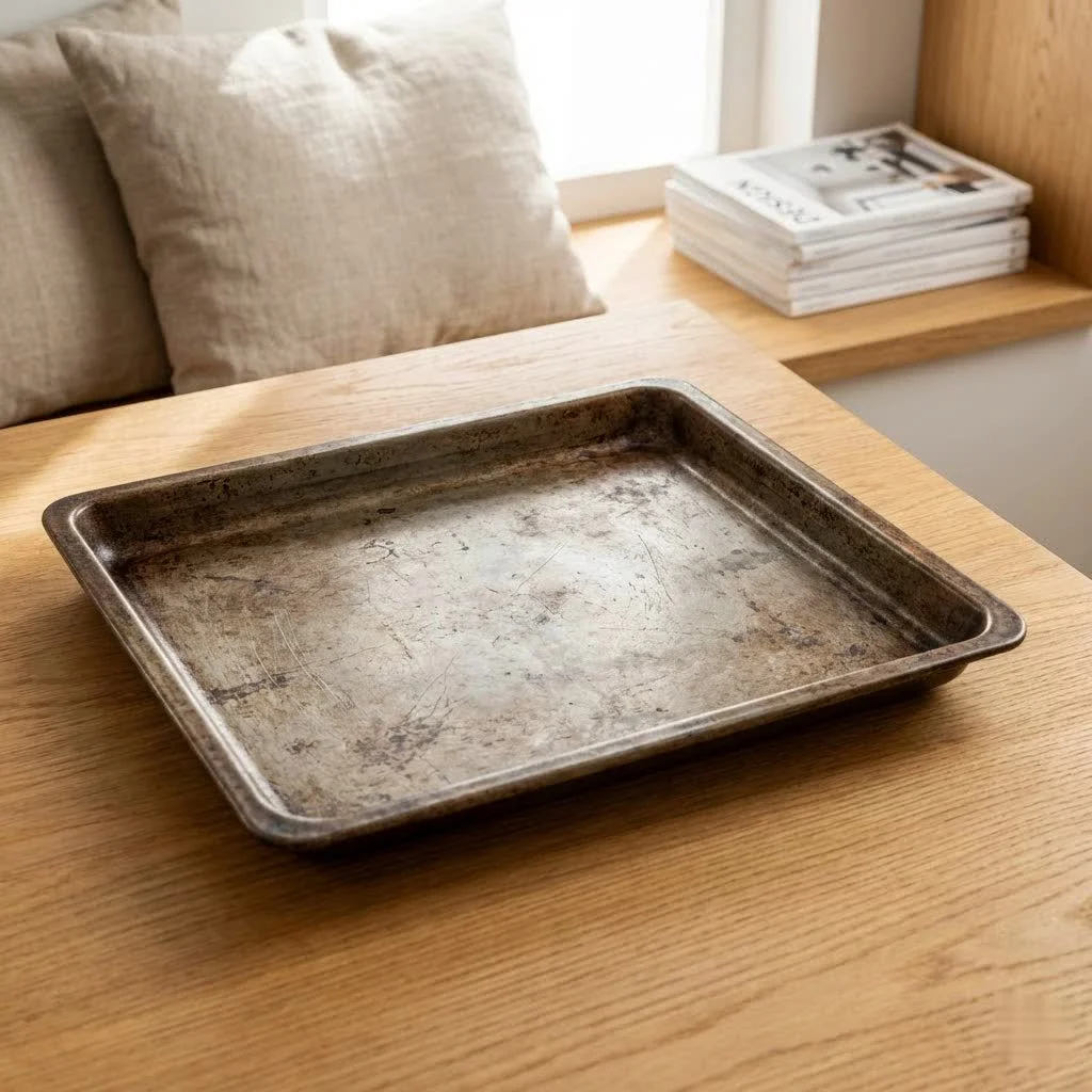 Carbon steel baking tray for perfect baking