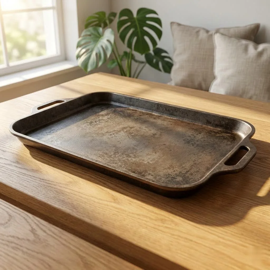 Safe baking trays for microwave ovens